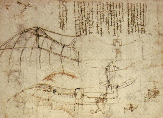 illustration scientifique Leonard de Vinci
